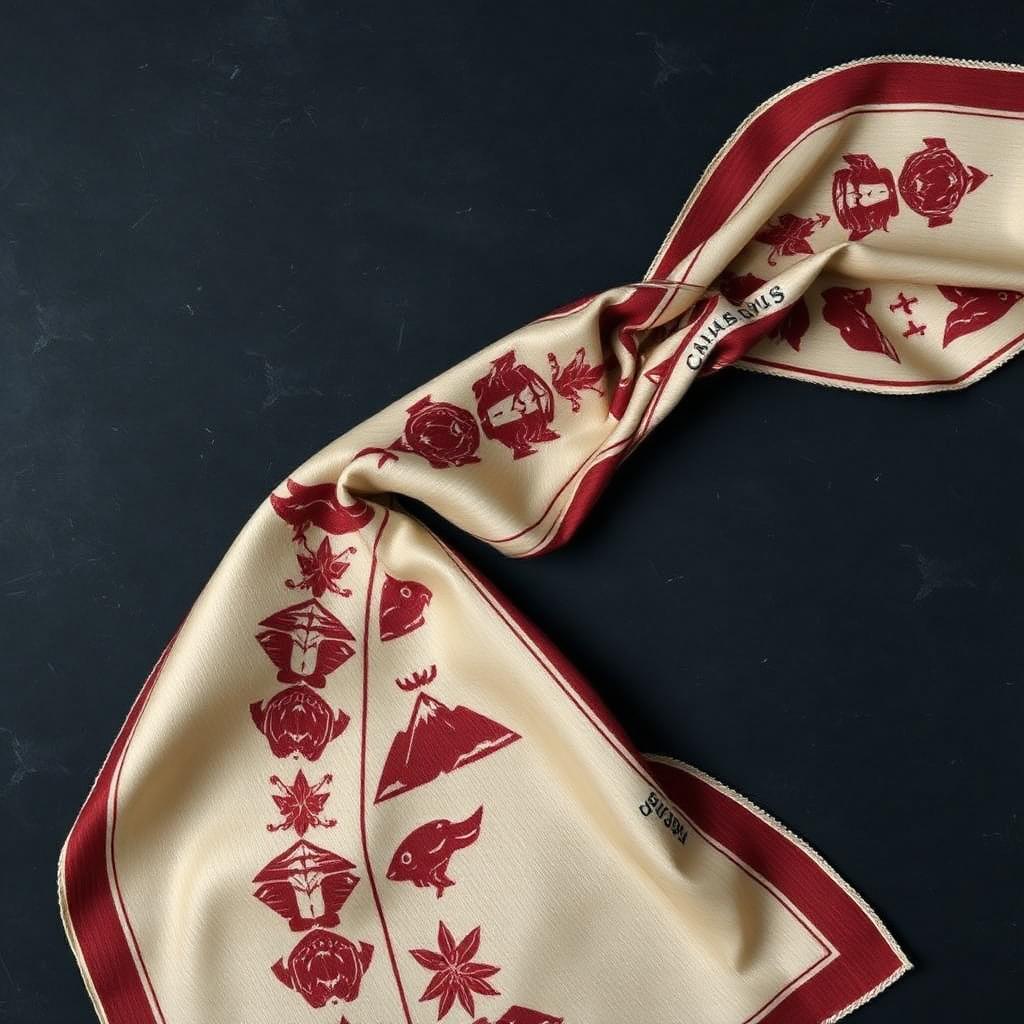 CHASEN TOTEM SILK SCARF